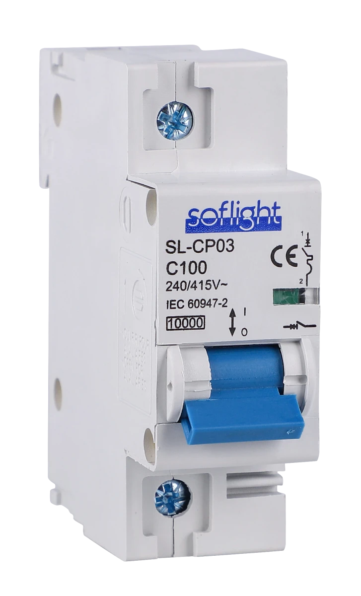 Softlight SL-CP02180-DC — Disjuntores Automáticos Magnetotérmicos 6 kA(6000A)-500Vdc (1P) (imagem de família)