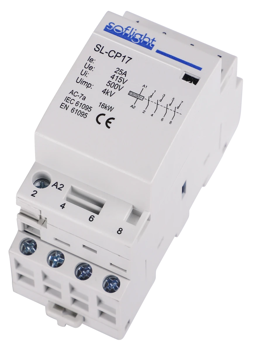 Softlight SL-CP17425-2NO2NC-230 — Contactores Modulares (imagem de família)