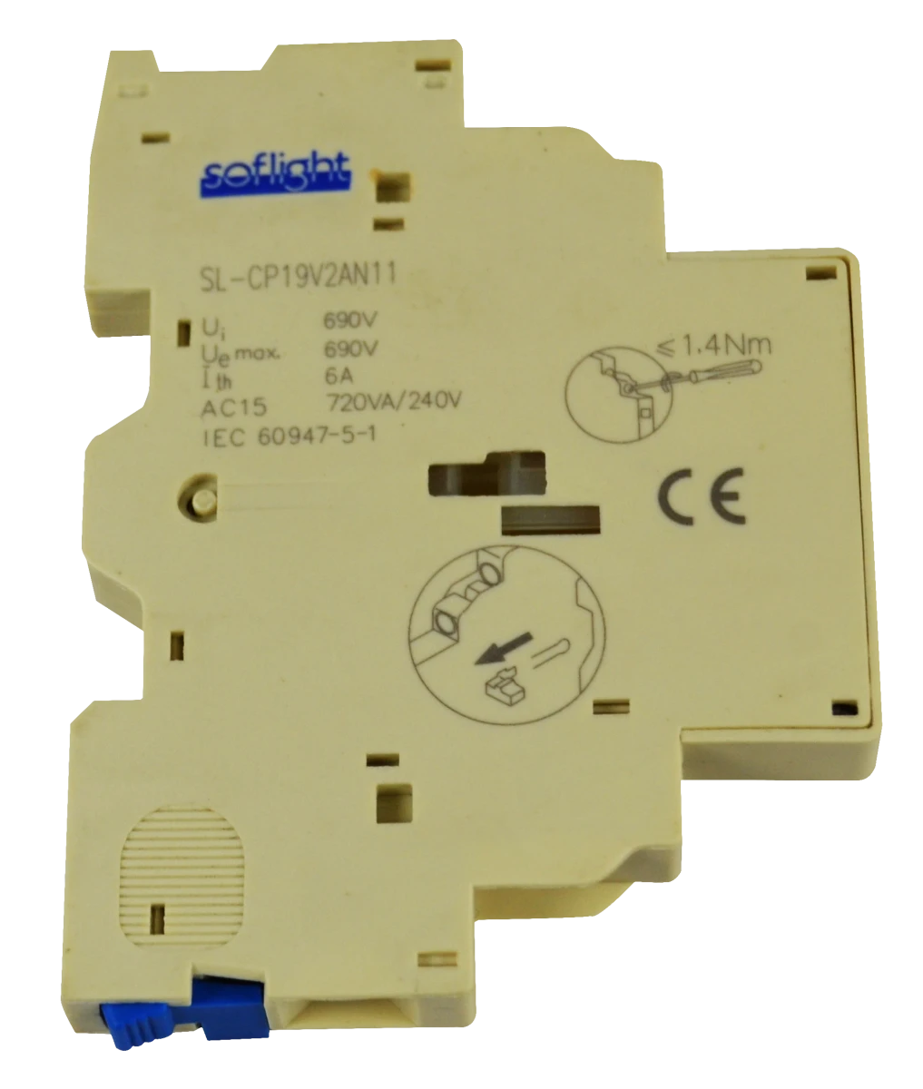 Softlight SL-CP19V2AN11 — Contacto Auxiliar Lateral p/ Disj.Motor (imagem de família)