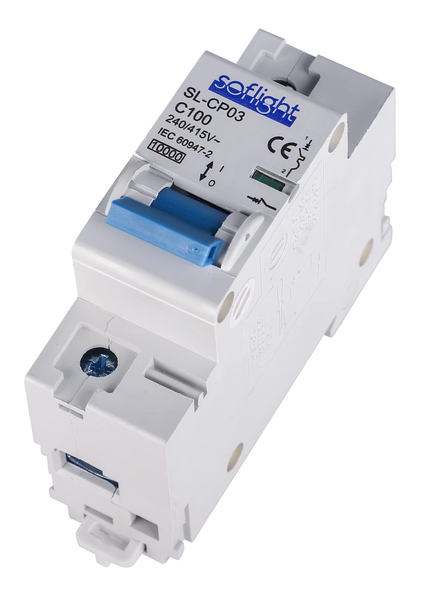 Softlight SL-CP02180-DC — Disjuntores Automáticos Magnetotérmicos 6 kA(6000A)-500Vdc (1P) (imagem de família)