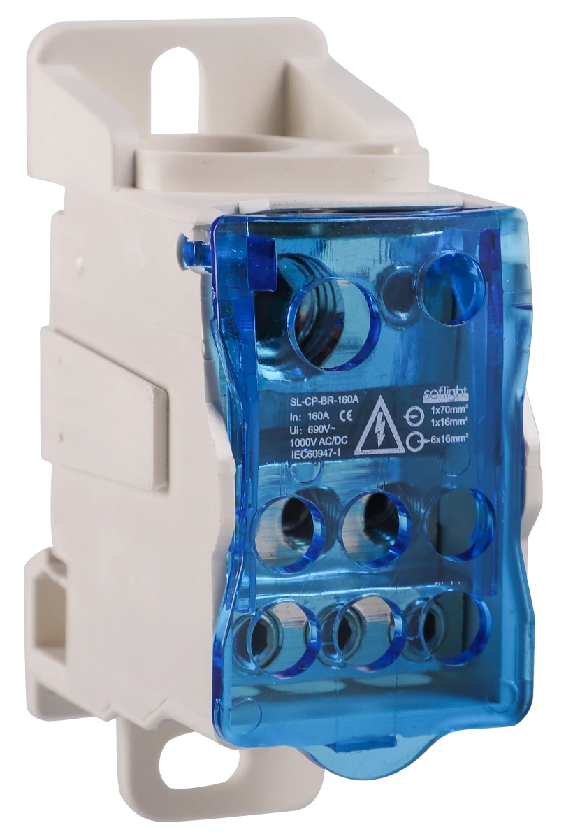 Softlight SL-CP-BR-160A — Bloco Repartidor Unipolar 80 a 500A