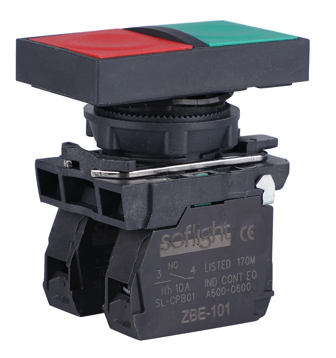 Softlight SL-CPB01-AL8325 — Botão Pressão Plástico Duplo (imagem de família)