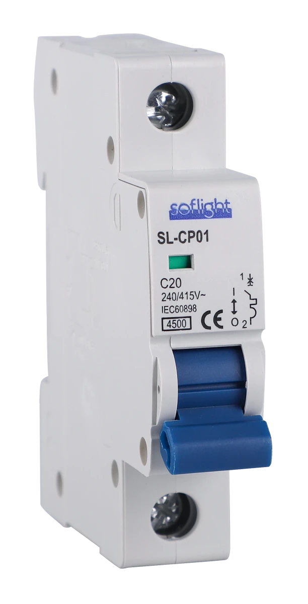 Softlight SL-CP01110 — Disjuntores Automáticos Magnetotérmicos 4,5 kA (4500A)-Curva C (1P) (imagem de família)