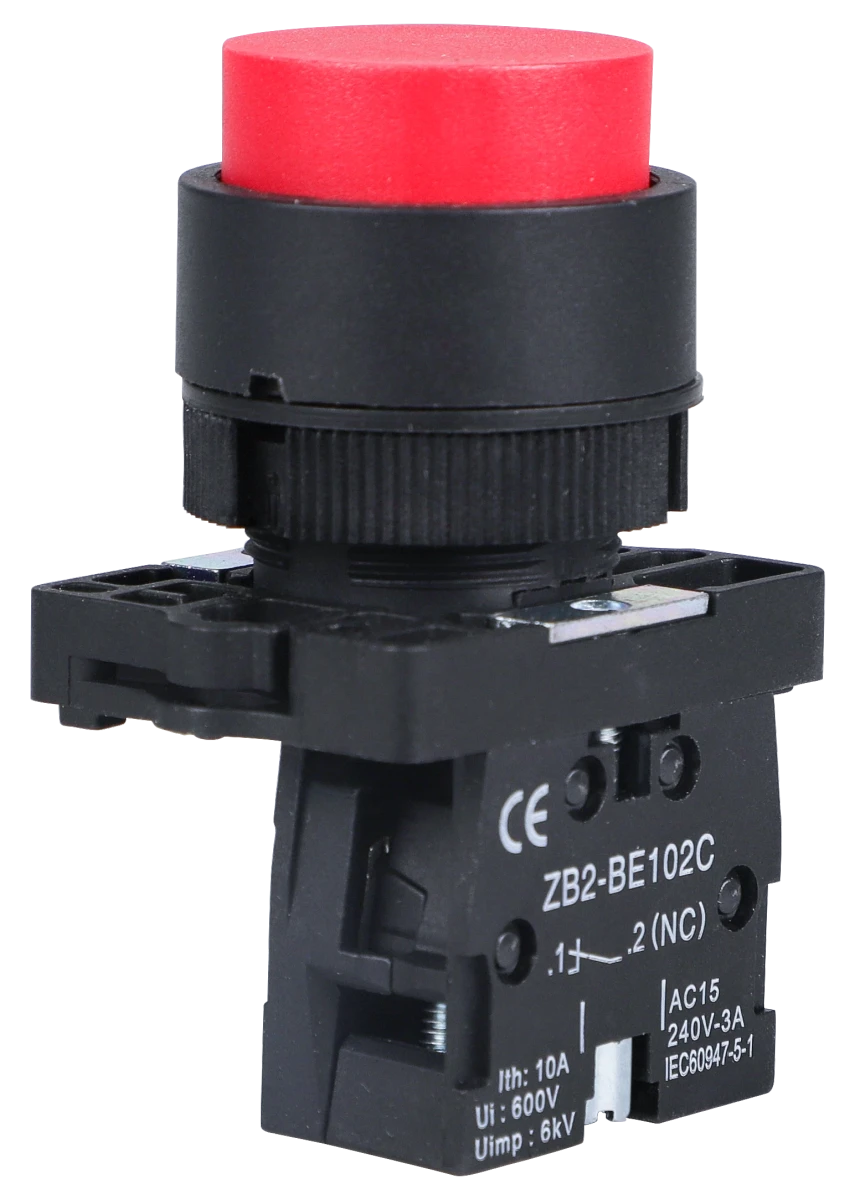 Softlight SL-CPB01-EL42 — Botão Pressão Plástico Saliente