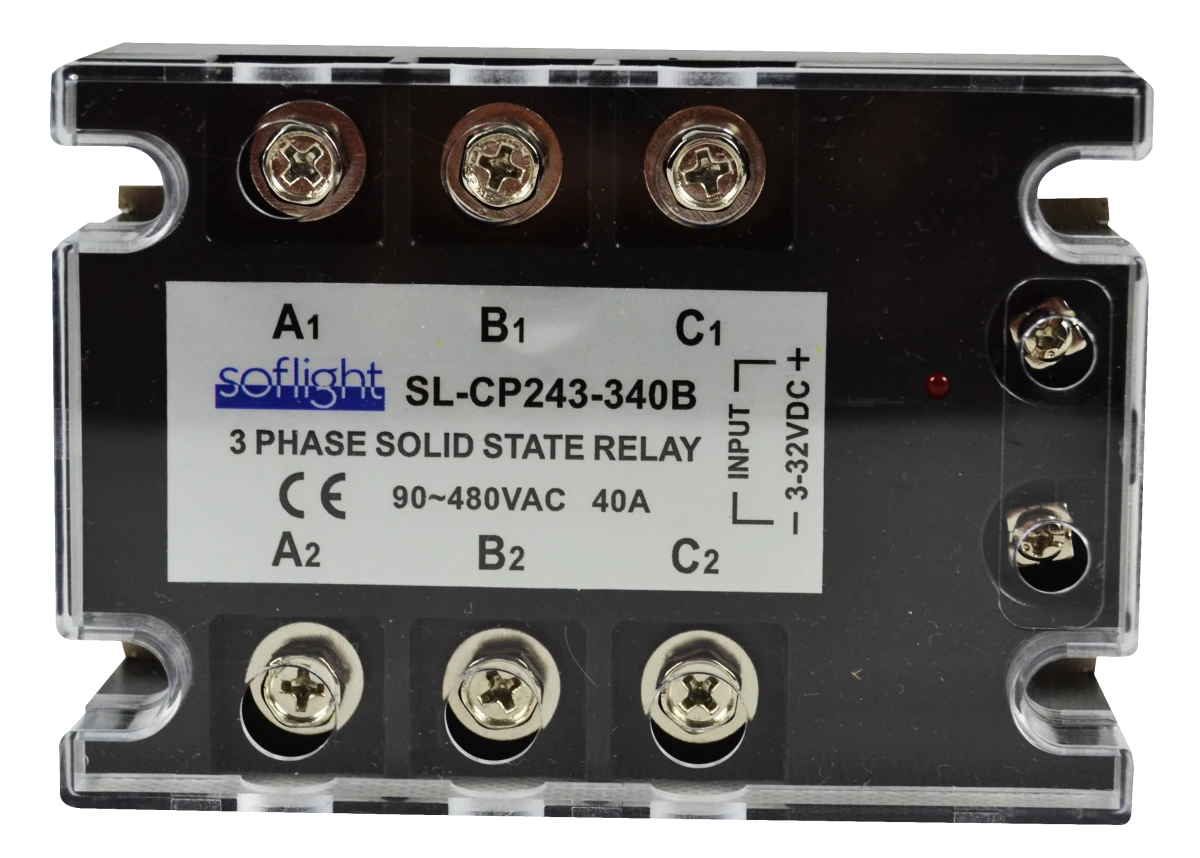 Softlight SL-CP243B340B — Relés de Estado Sólido Trifásicos (imagem de família)