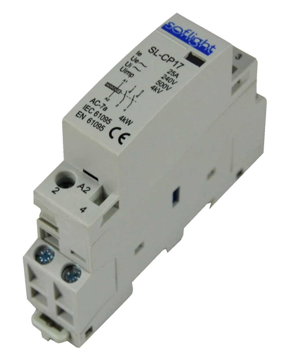 Softlight SL-CP17225-1NO1NC-024 — Contactores Modulares (imagem de família)