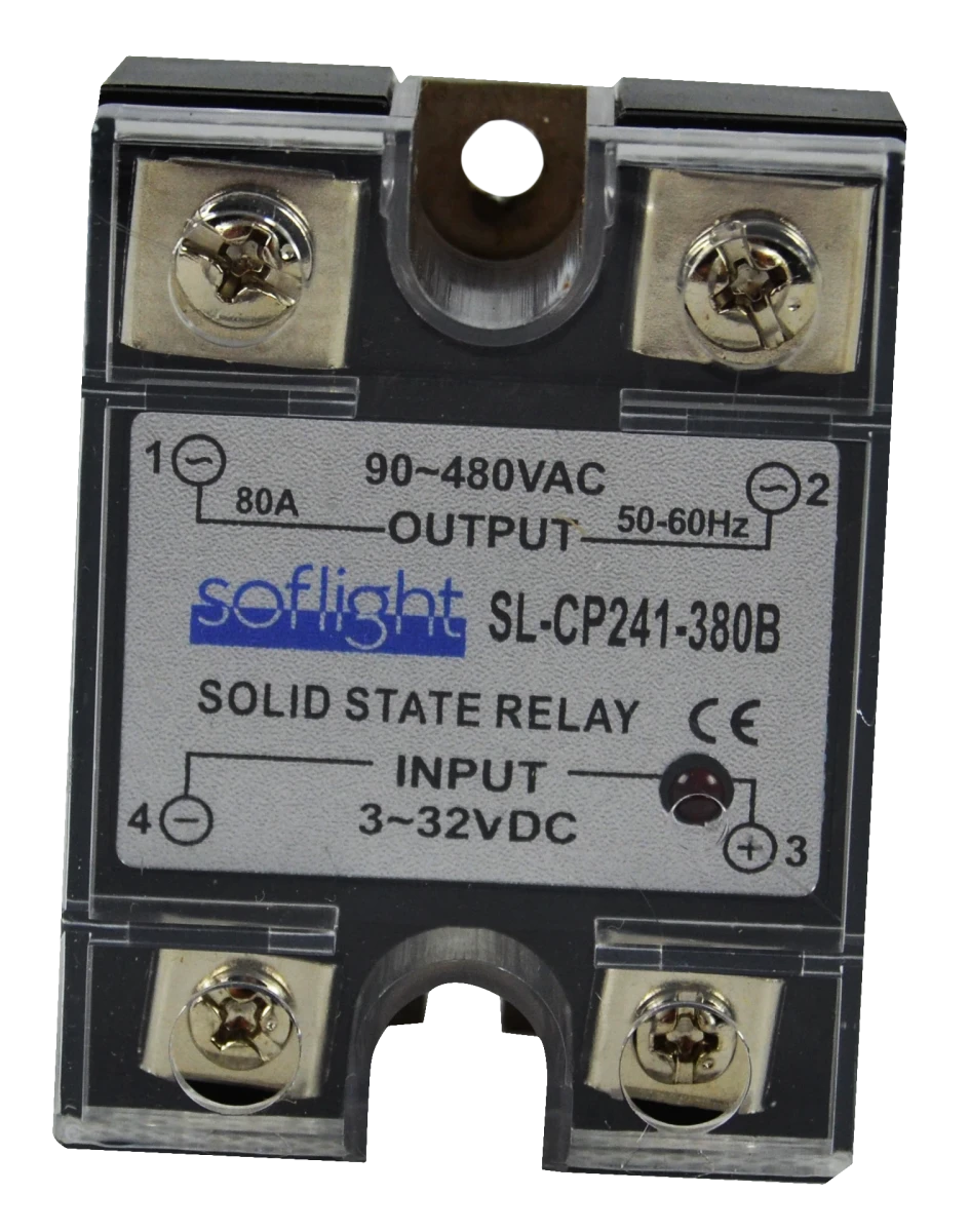 Softlight SL-CP241-340B — Relés de Estado Sólido Monofásicos (imagem de família)
