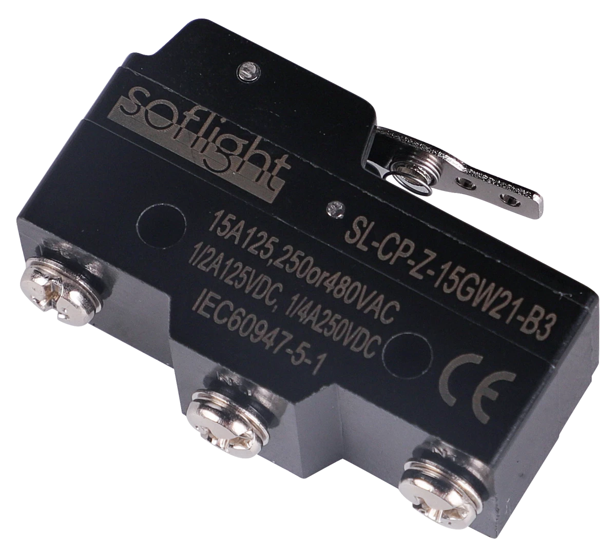 Softlight SL-CP-Z-15GW21-B3 — Microswitch 125,250,380V - 15A (imagem de família)