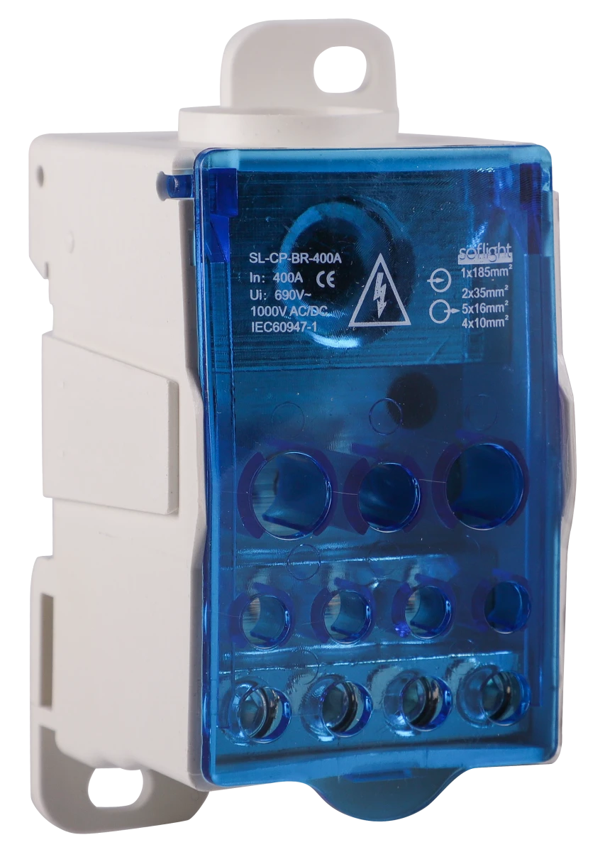 Softlight SL-CP-BR-400A — Bloco Repartidor Unipolar 80 a 500A