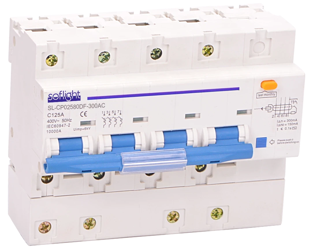 Softlight SL-CP02406DF30-AC — Disjuntores Diferenciais Modulares 6kA Curva C, Tipo AC (imagem de família)