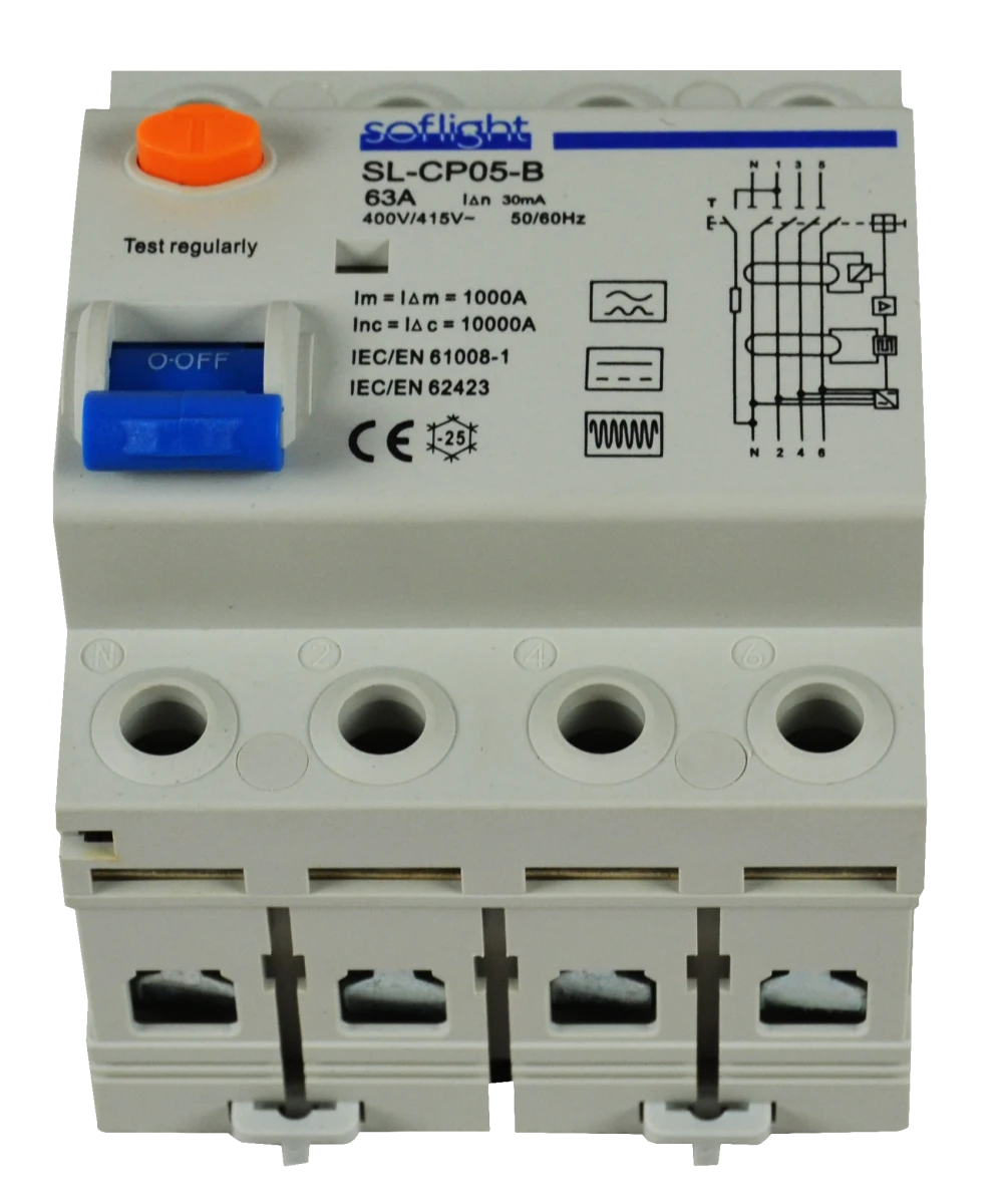 Softlight SL-CP054100-300-B — Interruptores Diferenciais Modulares Tipo B (imagem de família)