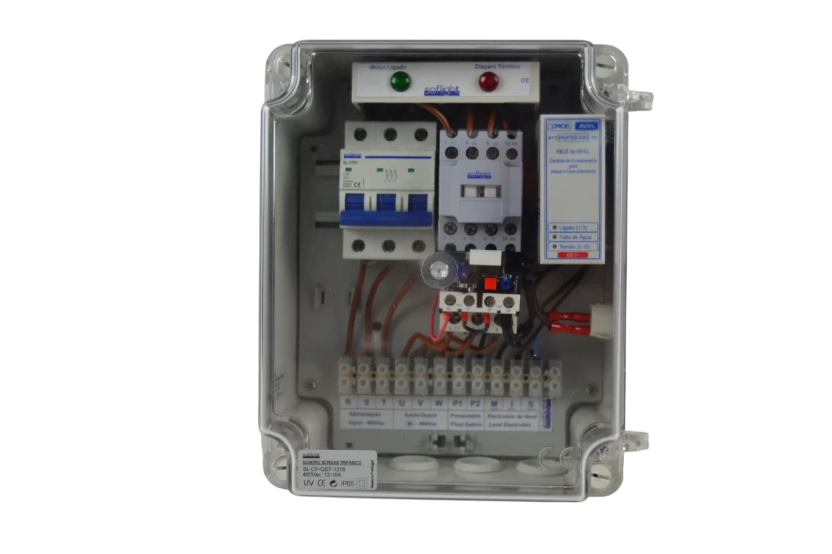 Softlight QE-QST-0116 — Quadro Sondas Trifásico para 1 Bomba (imagem de família)